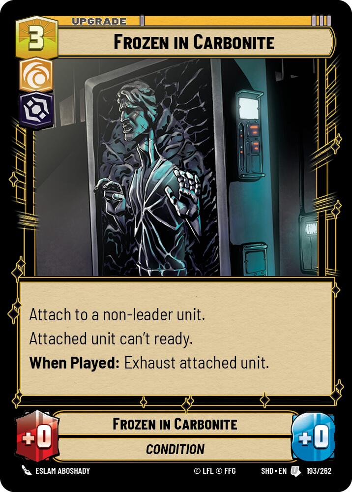 Frozen in Carbonite (193/262) (193/262) [Shadows of the Galaxy] | Eastridge Sports Cards & Games