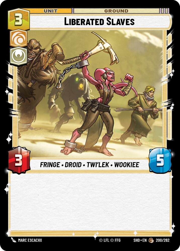 Liberated Slaves (200/262) (200/262) [Shadows of the Galaxy] | Eastridge Sports Cards & Games