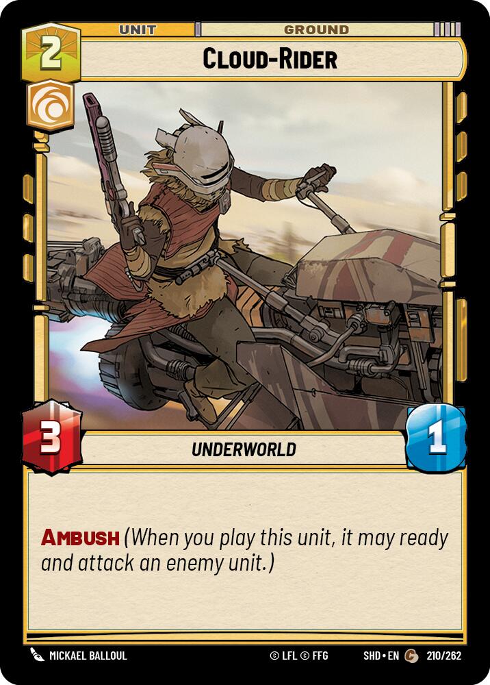 Cloud-Rider (210/262) (210/262) [Shadows of the Galaxy] | Eastridge Sports Cards & Games