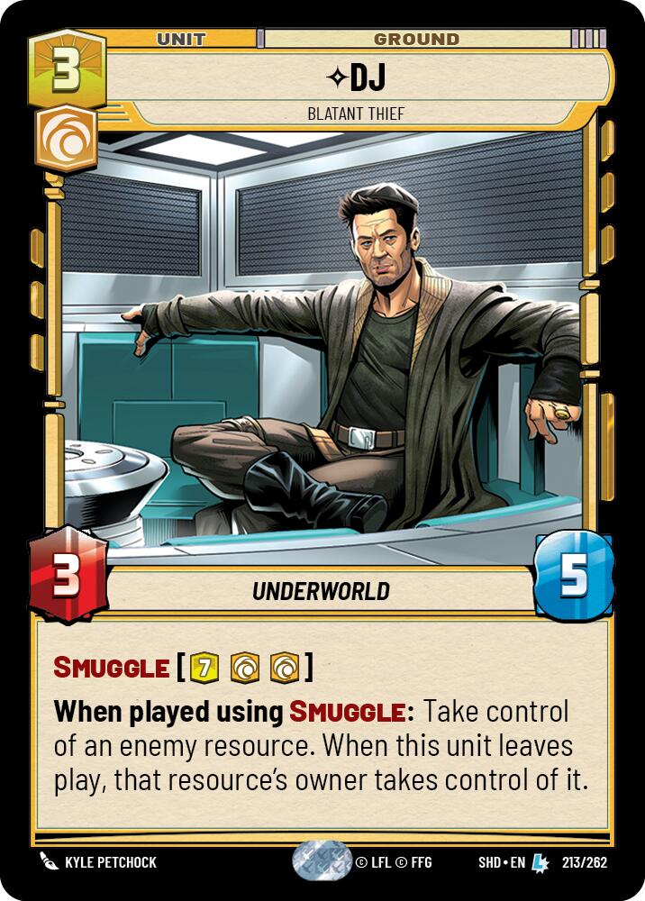 DJ - Blatant Thief (213/262) (213/262) [Shadows of the Galaxy] | Eastridge Sports Cards & Games