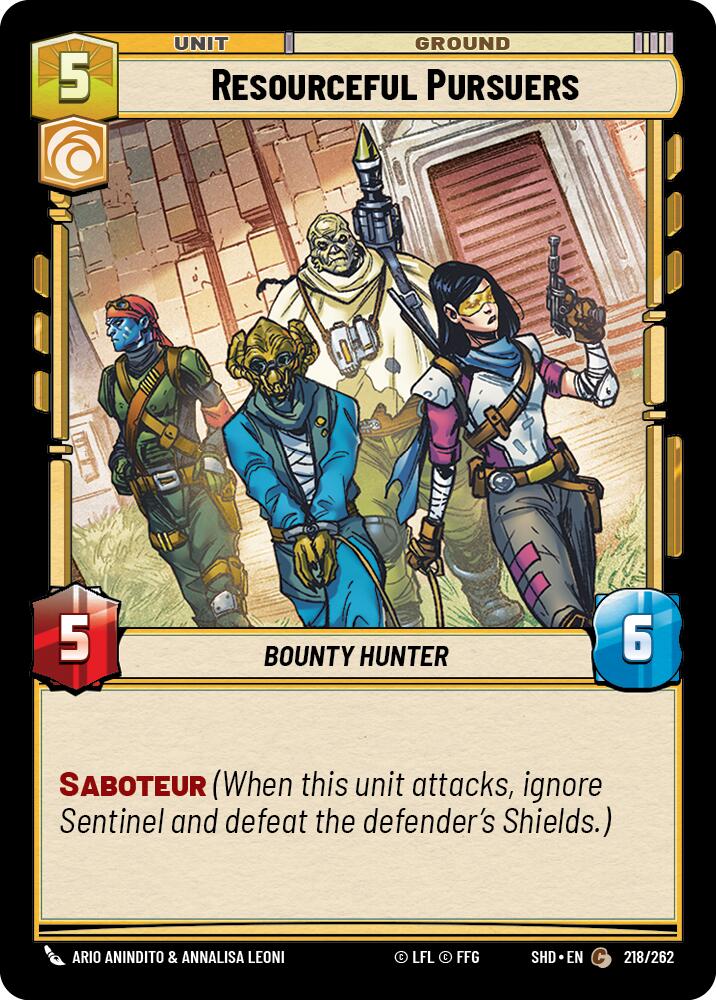 Resourceful Pursuers (218/262) (218/262) [Shadows of the Galaxy] | Eastridge Sports Cards & Games