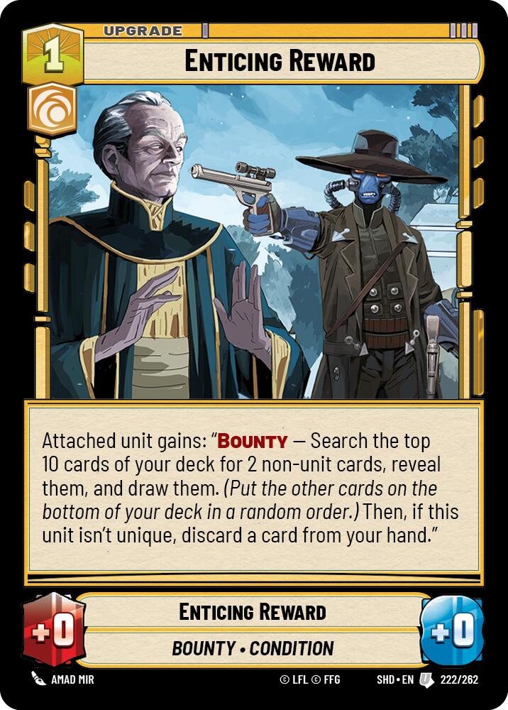 Enticing Reward (222/262) (222/262) [Shadows of the Galaxy] | Eastridge Sports Cards & Games
