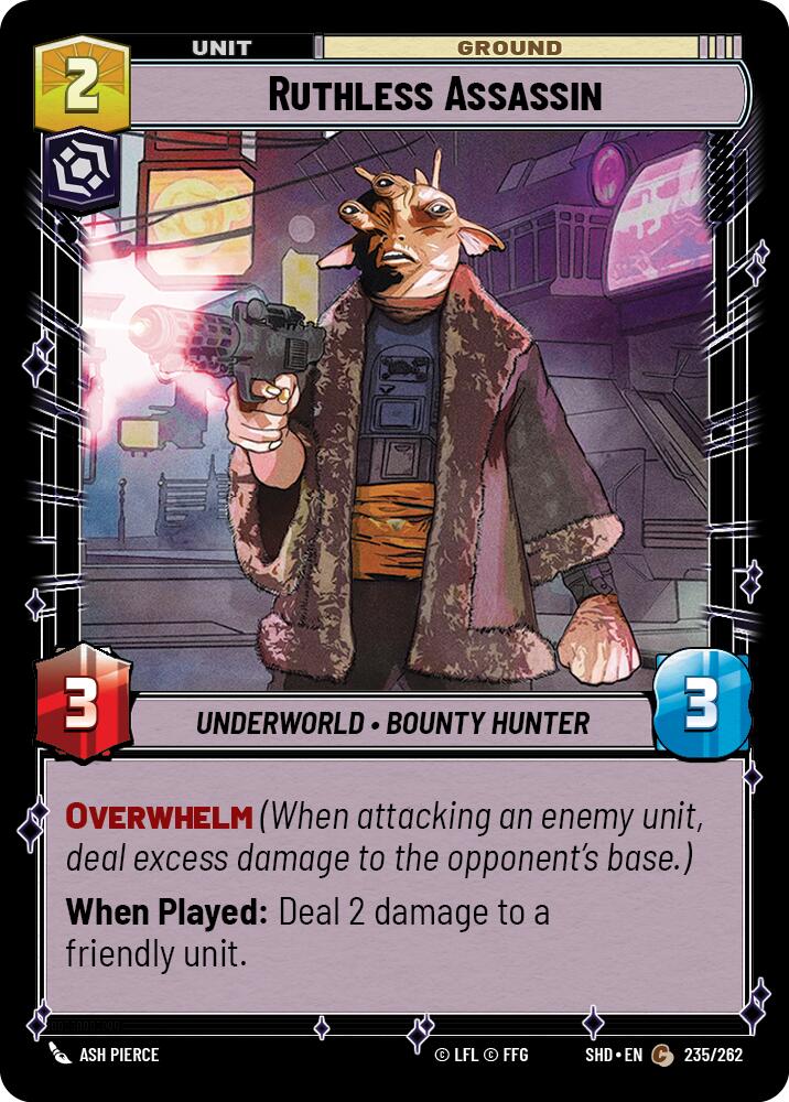 Ruthless Assassin (235/262) (235/262) [Shadows of the Galaxy] | Eastridge Sports Cards & Games