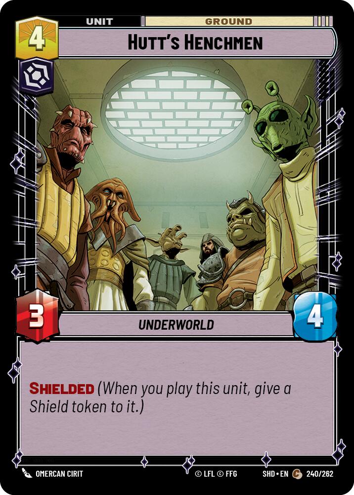 Hutt's Henchmen (240/262) (240/262) [Shadows of the Galaxy] | Eastridge Sports Cards & Games