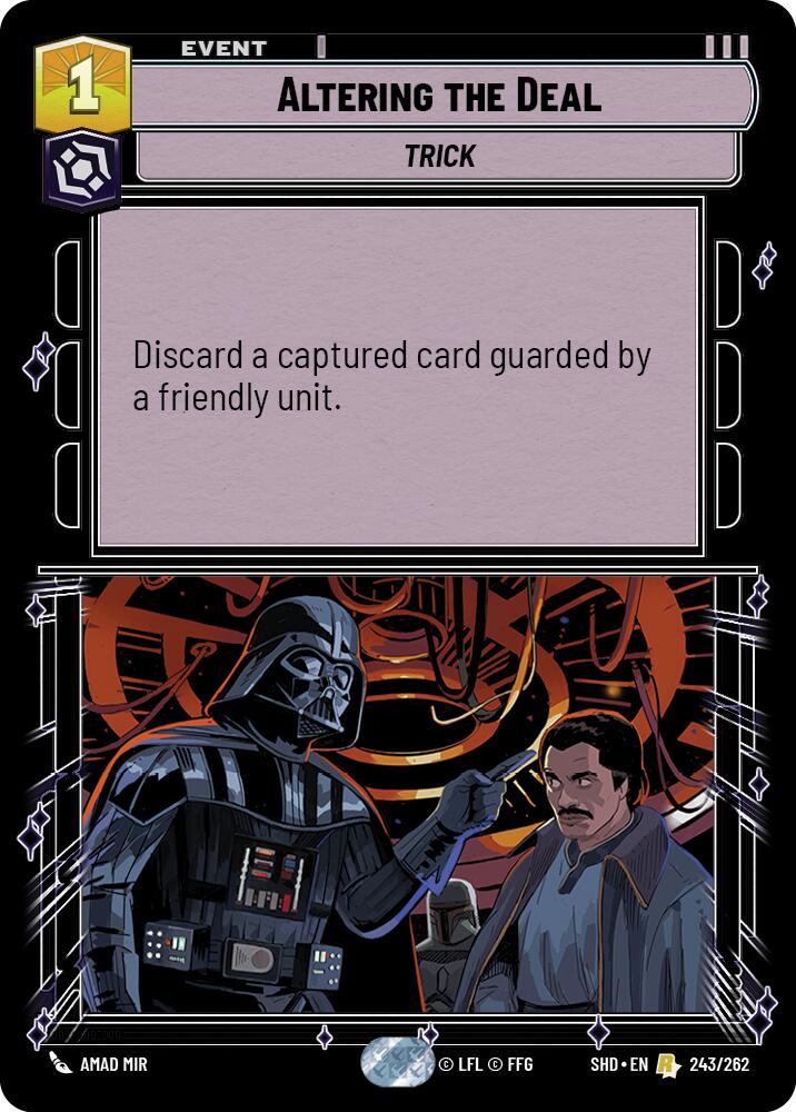 Altering the Deal (243/262) (243/262) [Shadows of the Galaxy] | Eastridge Sports Cards & Games
