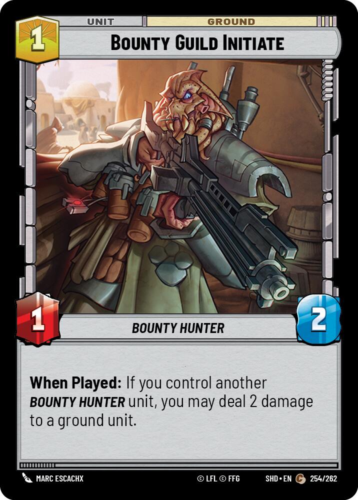 Bounty Guild Initiate (254/262) (254/262) [Shadows of the Galaxy] | Eastridge Sports Cards & Games