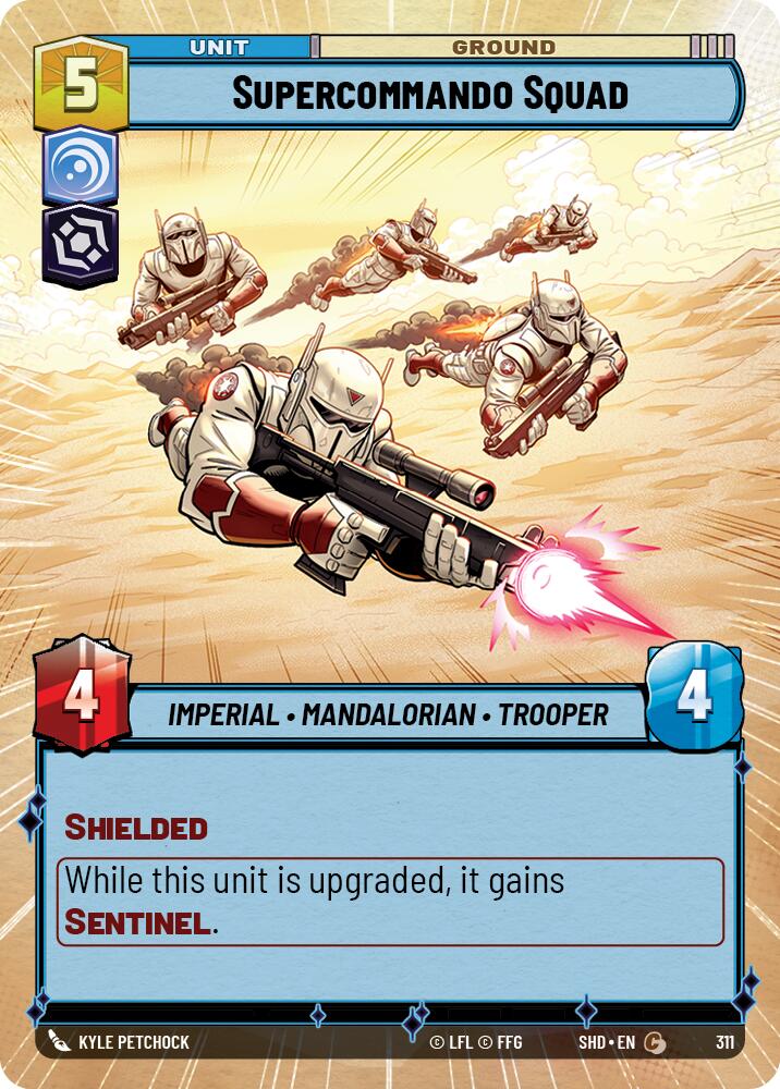 Supercommando Squad (311) (Hyperspace) (311) [Shadows of the Galaxy] | Eastridge Sports Cards & Games