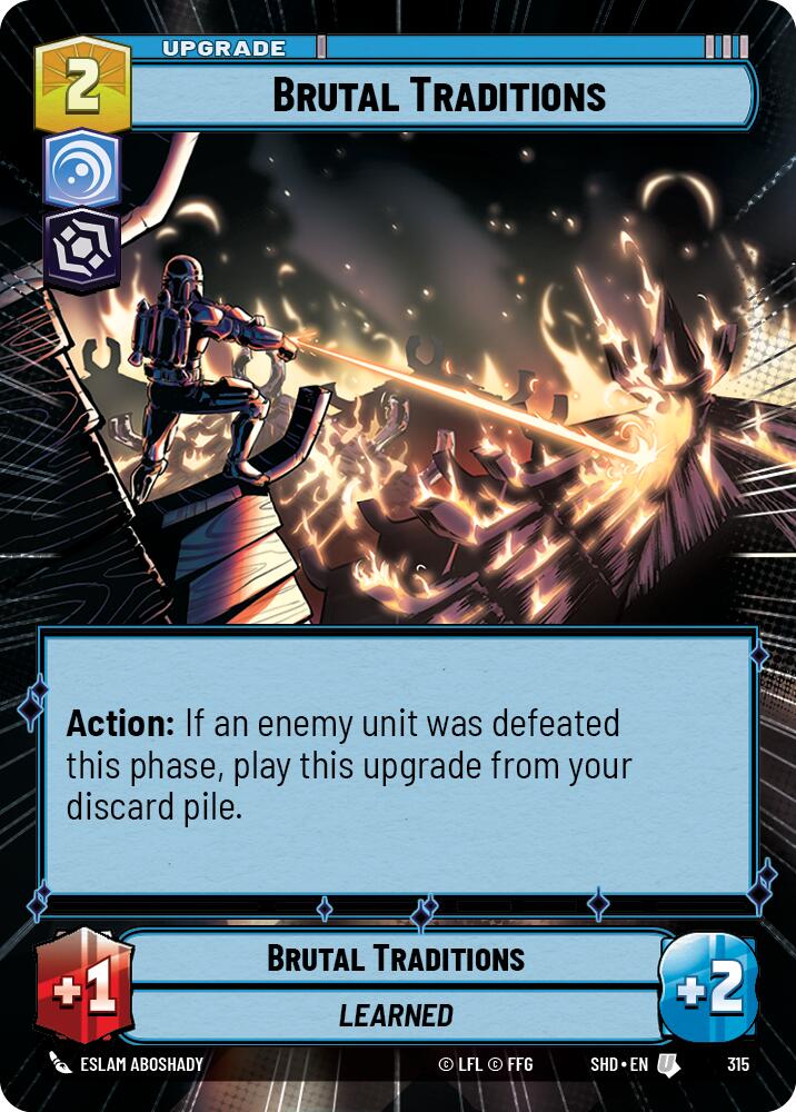 Brutal Traditions (315) (Hyperspace) (315) [Shadows of the Galaxy] | Eastridge Sports Cards & Games