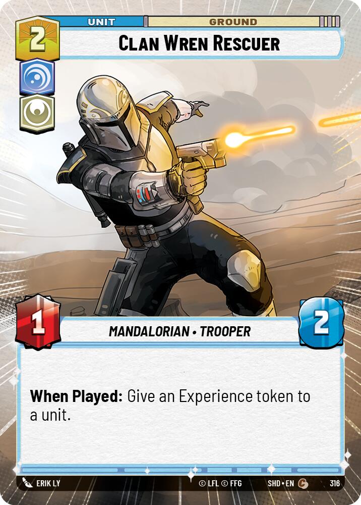 Clan Wren Rescuer (316) (Hyperspace) (316) [Shadows of the Galaxy] | Eastridge Sports Cards & Games