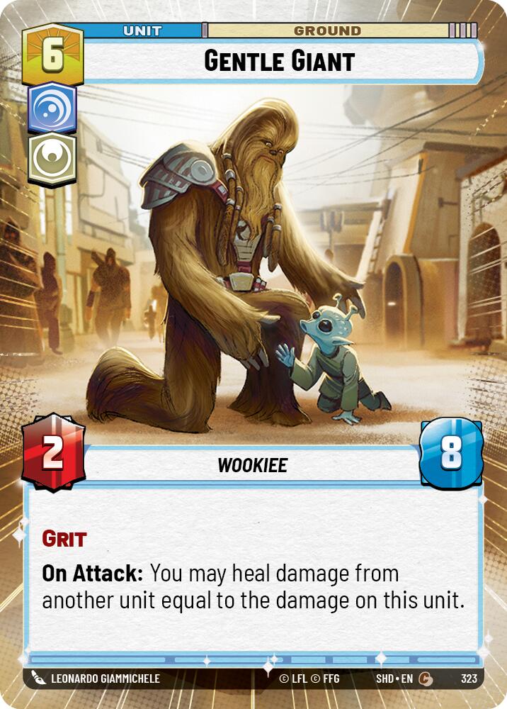 Gentle Giant (323) (Hyperspace) (323) [Shadows of the Galaxy] | Eastridge Sports Cards & Games