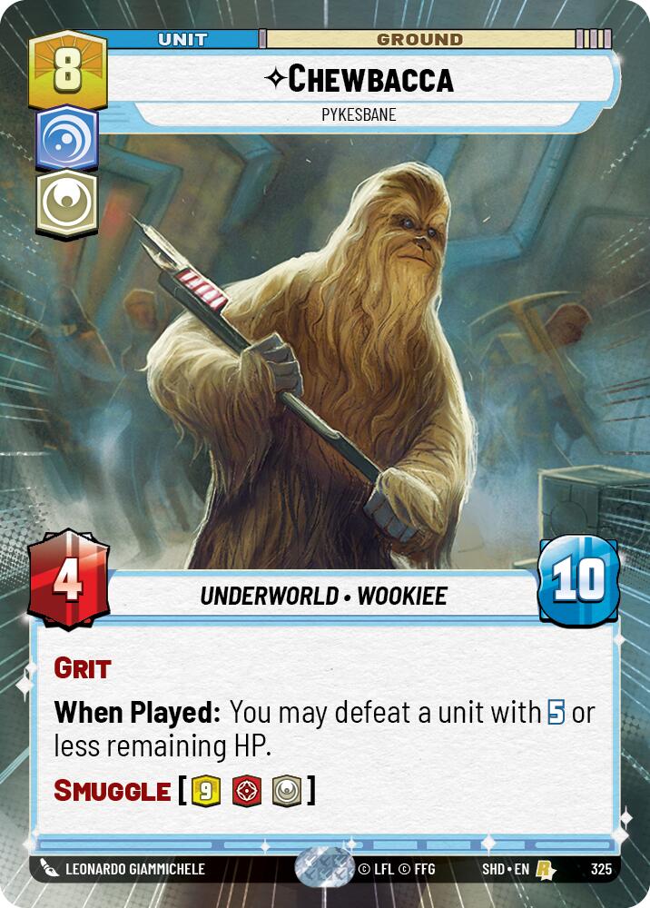 Chewbacca - Pykesbane (325) (Hyperspace) (325) [Shadows of the Galaxy] | Eastridge Sports Cards & Games