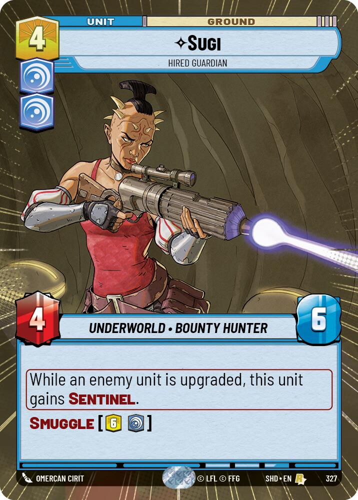 Sugi - Hired Guardian (327) (Hyperspace) (327) [Shadows of the Galaxy] | Eastridge Sports Cards & Games