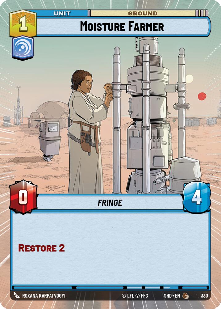 Moisture Farmer (330) (Hyperspace) (330) [Shadows of the Galaxy] | Eastridge Sports Cards & Games