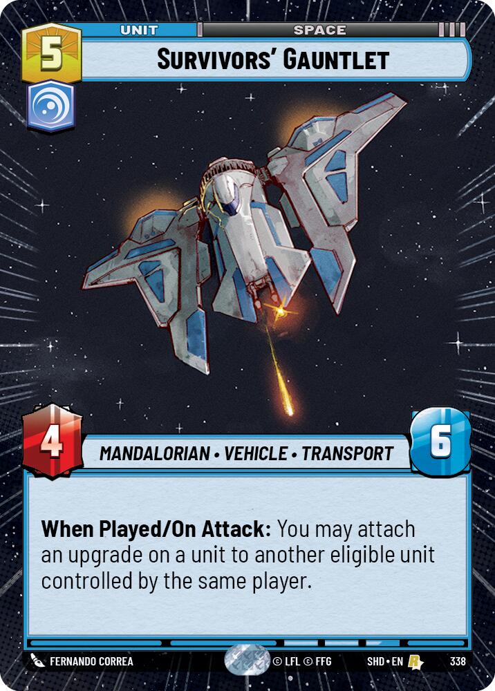 Survivors' Gauntlet (338) (Hyperspace) (338) [Shadows of the Galaxy] | Eastridge Sports Cards & Games