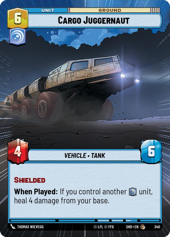 Cargo Juggernaut (340) (Hyperspace) (340) [Shadows of the Galaxy] | Eastridge Sports Cards & Games