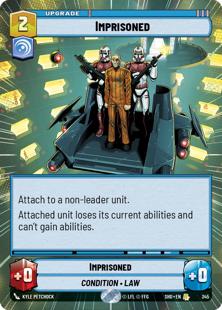 Imprisoned (345) (Hyperspace) (345) [Shadows of the Galaxy] | Eastridge Sports Cards & Games