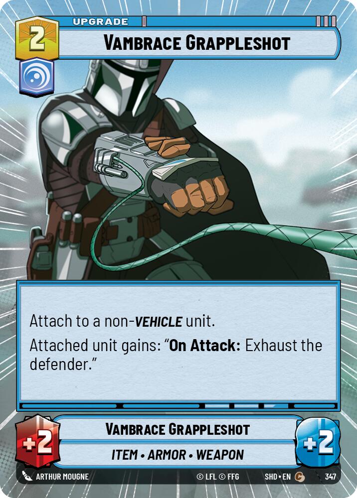 Vambrace Grappleshot (347) (Hyperspace) (347) [Shadows of the Galaxy] | Eastridge Sports Cards & Games