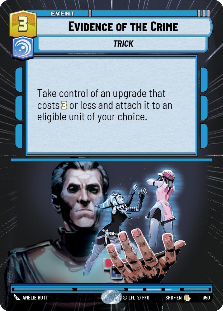 Evidence of the Crime (350) (Hyperspace) (350) [Shadows of the Galaxy] | Eastridge Sports Cards & Games