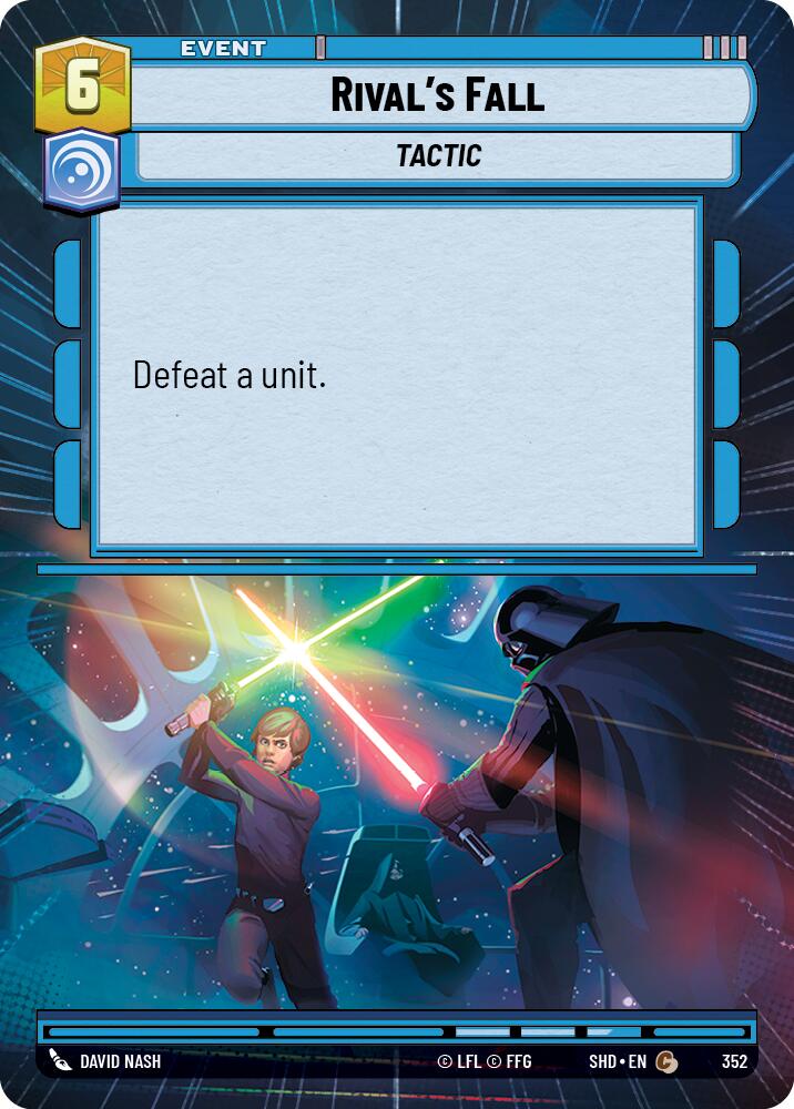 Rival's Fall (352) (Hyperspace) (352) [Shadows of the Galaxy] | Eastridge Sports Cards & Games