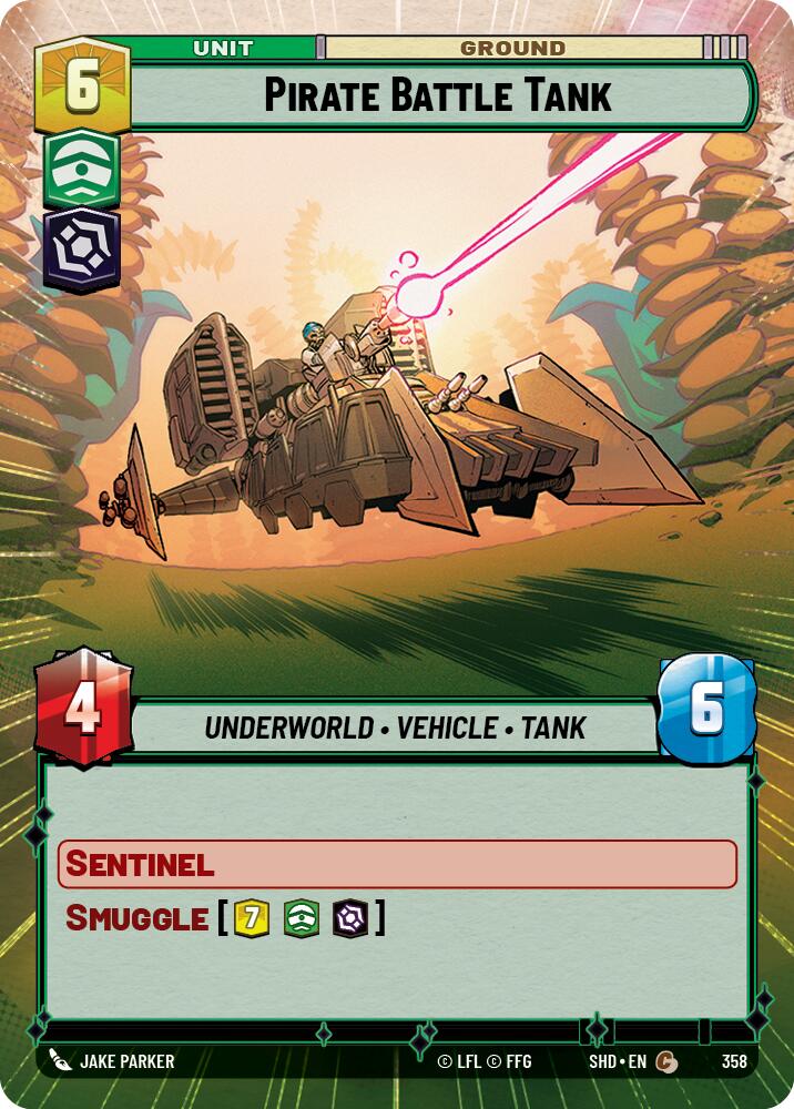 Pirate Battle Tank (358) (Hyperspace) (358) [Shadows of the Galaxy] | Eastridge Sports Cards & Games