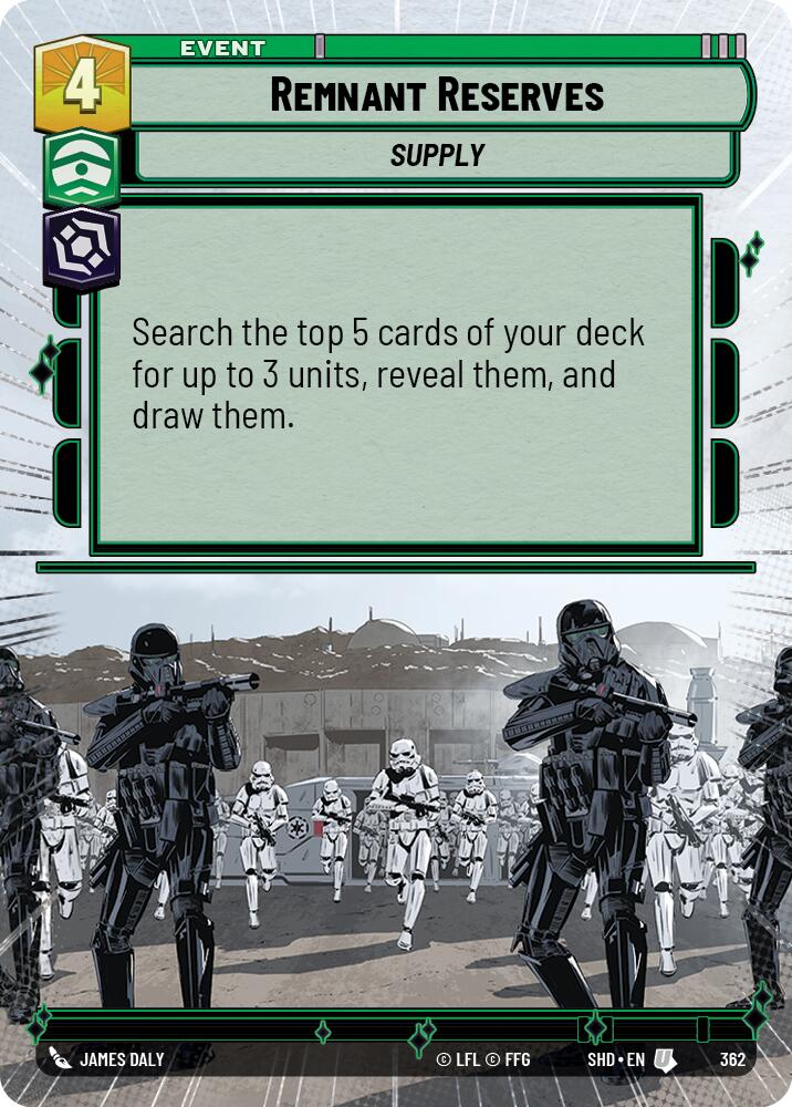 Remnant Reserves (362) (Hyperspace) (362) [Shadows of the Galaxy] | Eastridge Sports Cards & Games