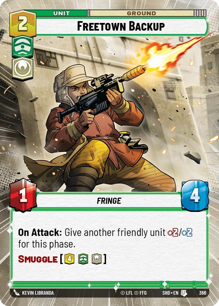 Freetown Backup (366) (Hyperspace) (366) [Shadows of the Galaxy] | Eastridge Sports Cards & Games