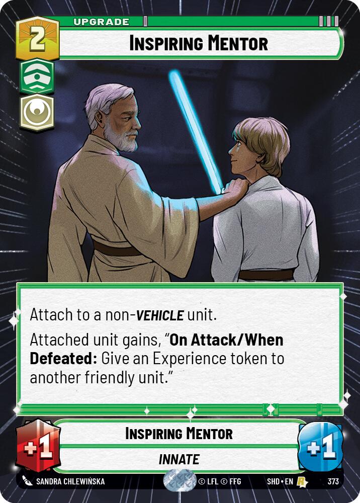 Inspiring Mentor (373) (Hyperspace) (373) [Shadows of the Galaxy] | Eastridge Sports Cards & Games