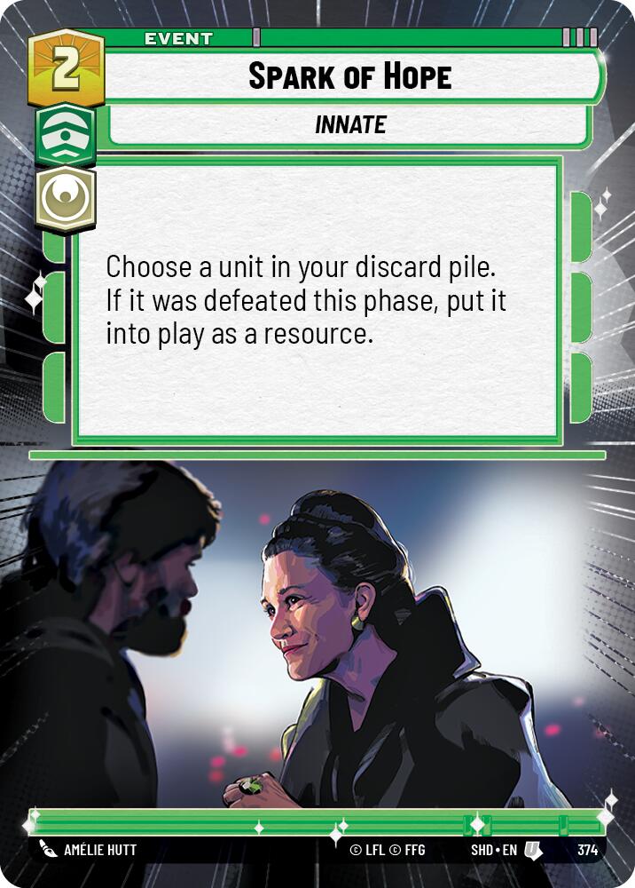 Spark of Hope (374) (Hyperspace) (374) [Shadows of the Galaxy] | Eastridge Sports Cards & Games