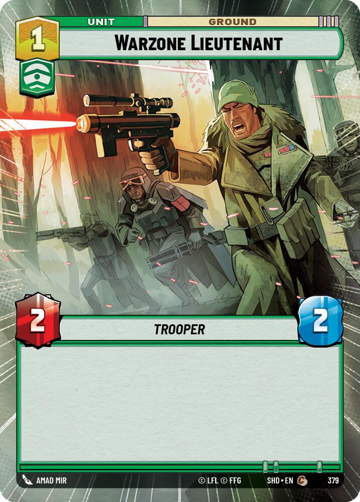 Warzone Lieutenant (379) (Hyperspace) (379) [Shadows of the Galaxy] | Eastridge Sports Cards & Games