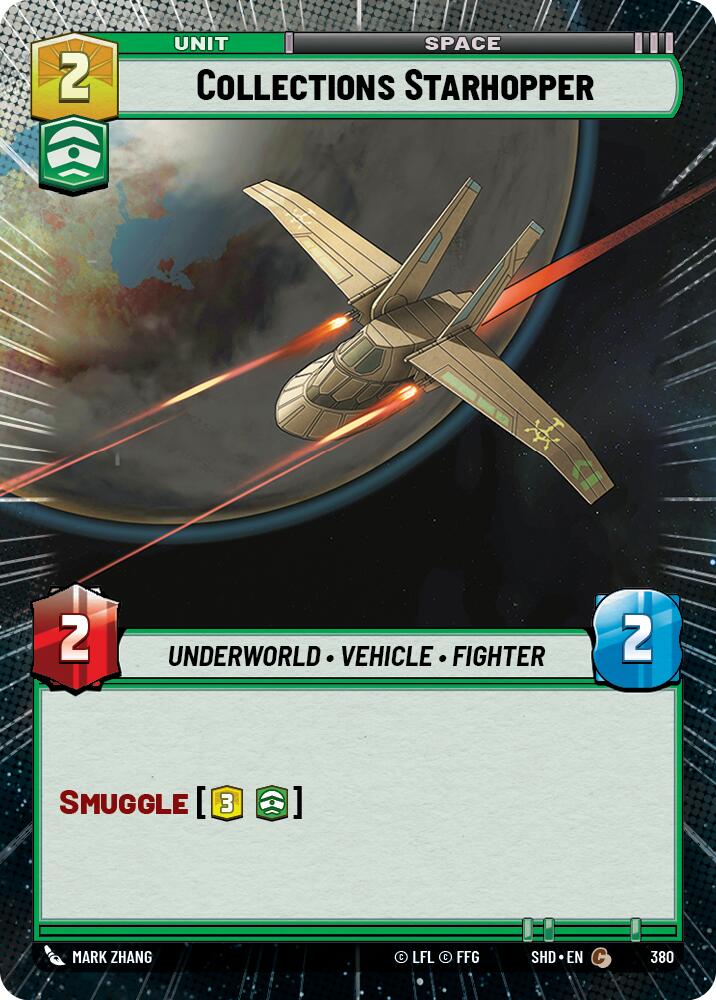 Collections Starhopper (380) (Hyperspace) (380) [Shadows of the Galaxy] | Eastridge Sports Cards & Games