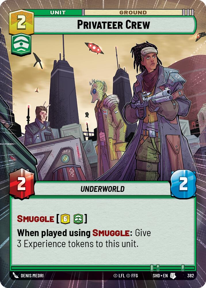 Privateer Crew (382) (Hyperspace) (382) [Shadows of the Galaxy] | Eastridge Sports Cards & Games