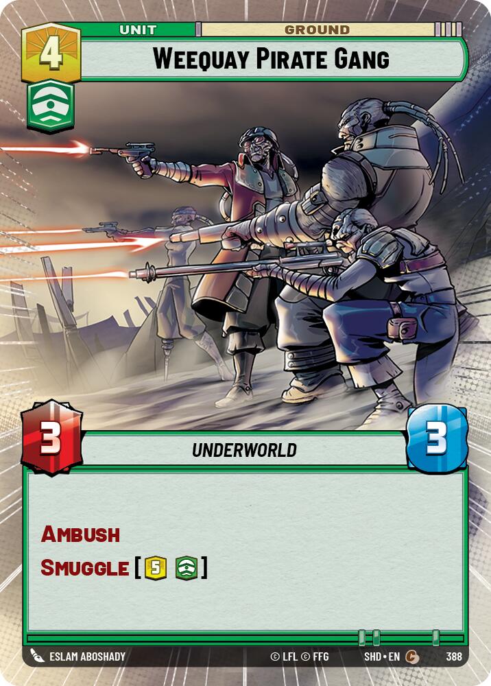 Weequay Pirate Gang (388) (Hyperspace) (388) [Shadows of the Galaxy] | Eastridge Sports Cards & Games