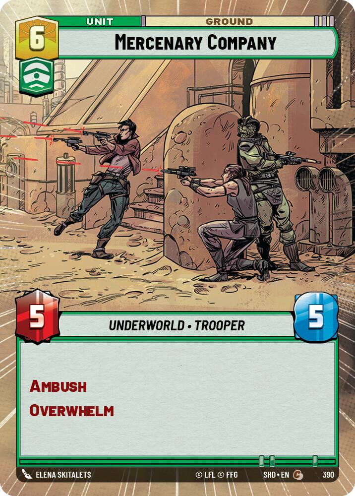 Mercenary Company (390) (Hyperspace) (390) [Shadows of the Galaxy] | Eastridge Sports Cards & Games