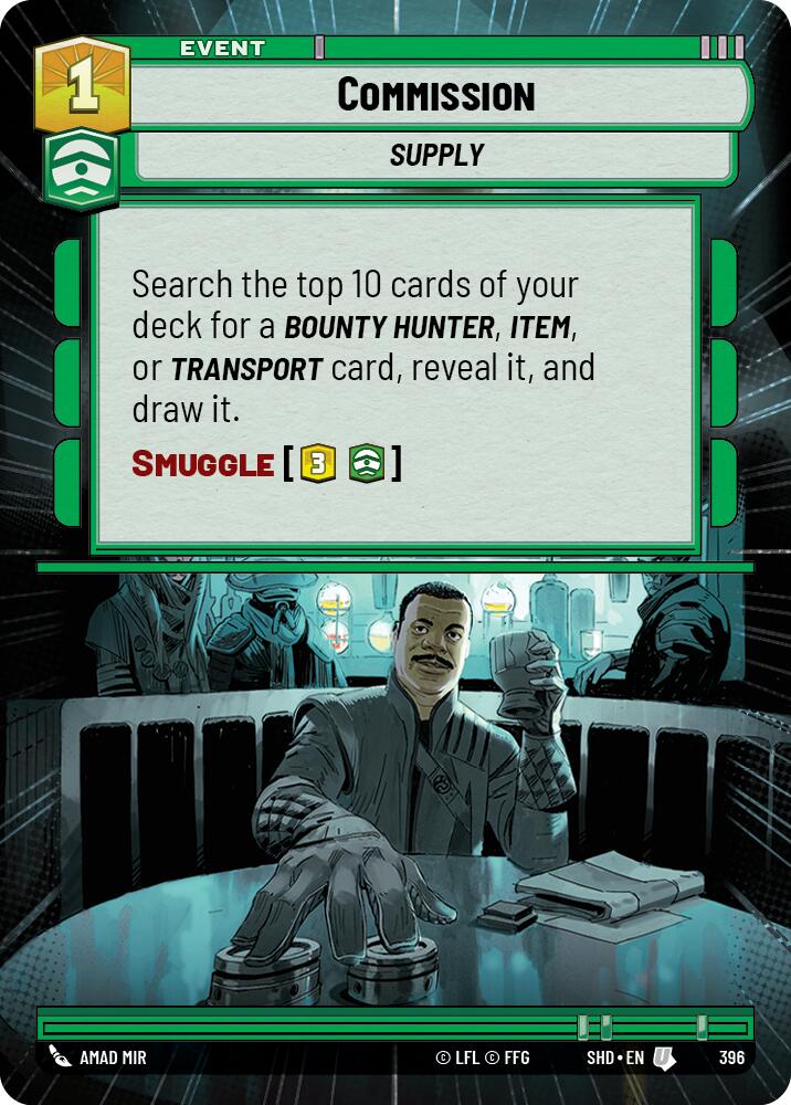 Commission (396) (Hyperspace) (396) [Shadows of the Galaxy] | Eastridge Sports Cards & Games