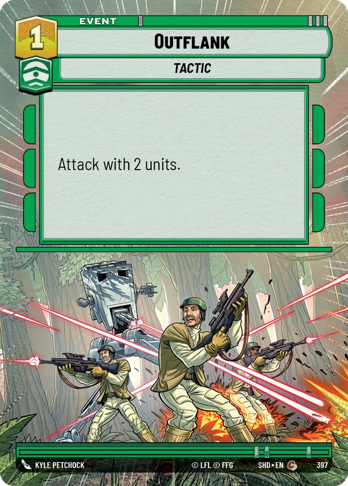 Outflank (397) (Hyperspace) (397) [Shadows of the Galaxy] | Eastridge Sports Cards & Games