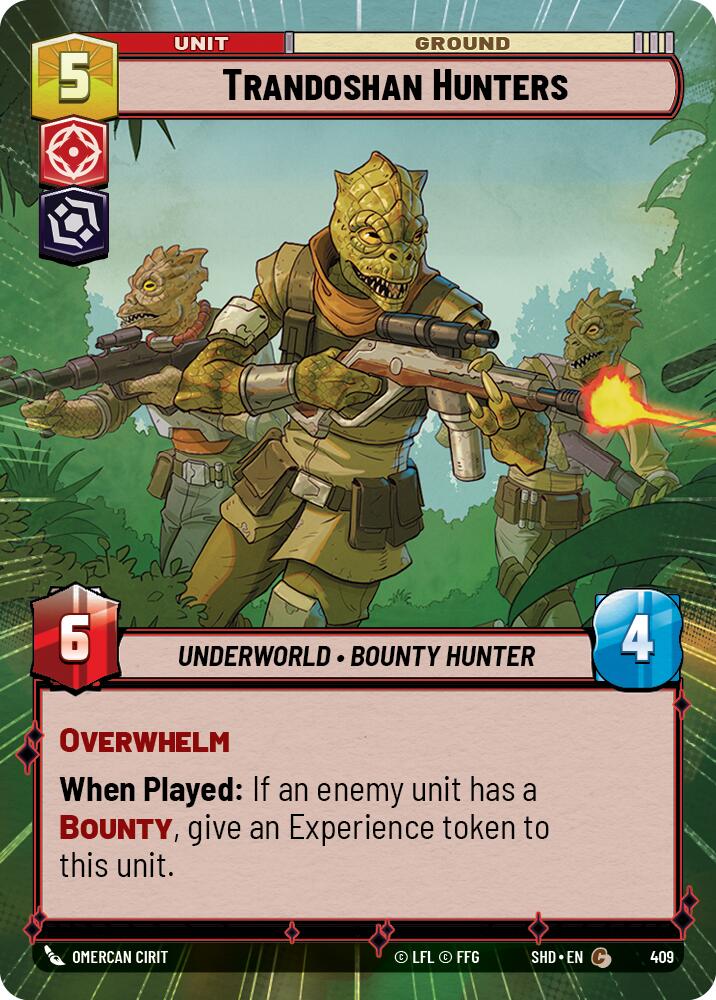 Trandoshan Hunters (409) (Hyperspace) (409) [Shadows of the Galaxy] | Eastridge Sports Cards & Games