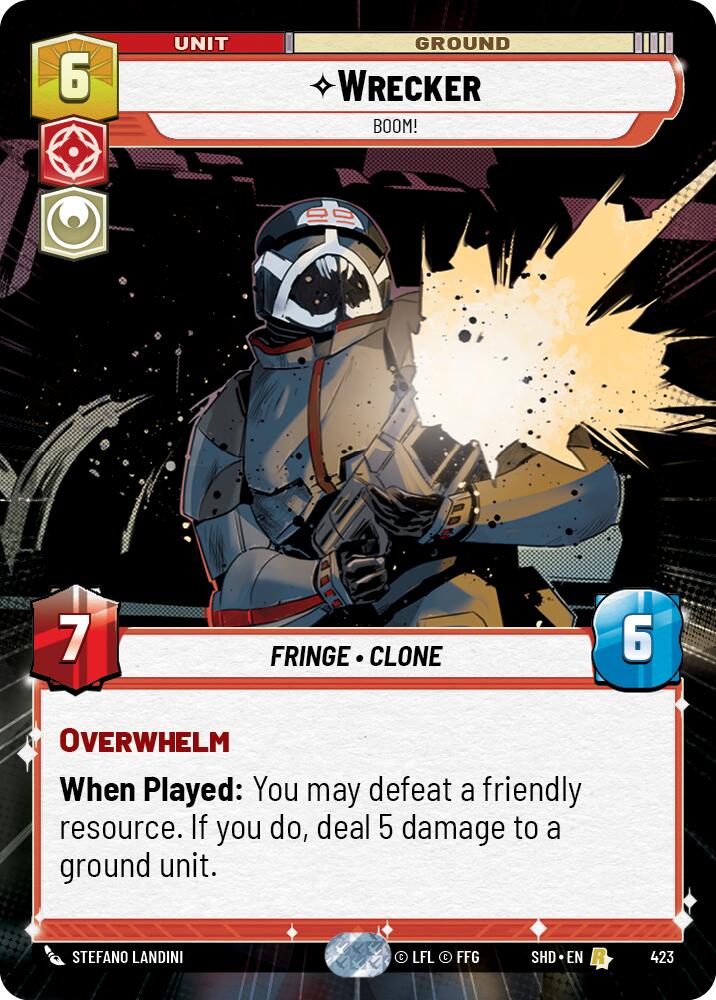 Wrecker - BOOM! (423) (Hyperspace) (423) [Shadows of the Galaxy] | Eastridge Sports Cards & Games