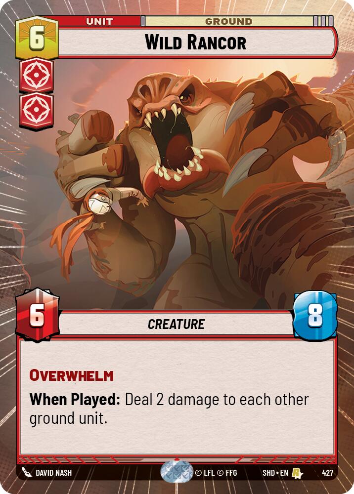 Wild Rancor (427) (Hyperspace) (427) [Shadows of the Galaxy] | Eastridge Sports Cards & Games