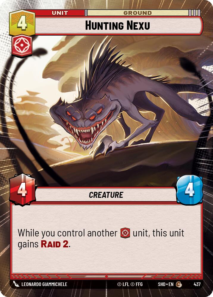 Hunting Nexu (437) (Hyperspace) (437) [Shadows of the Galaxy] | Eastridge Sports Cards & Games