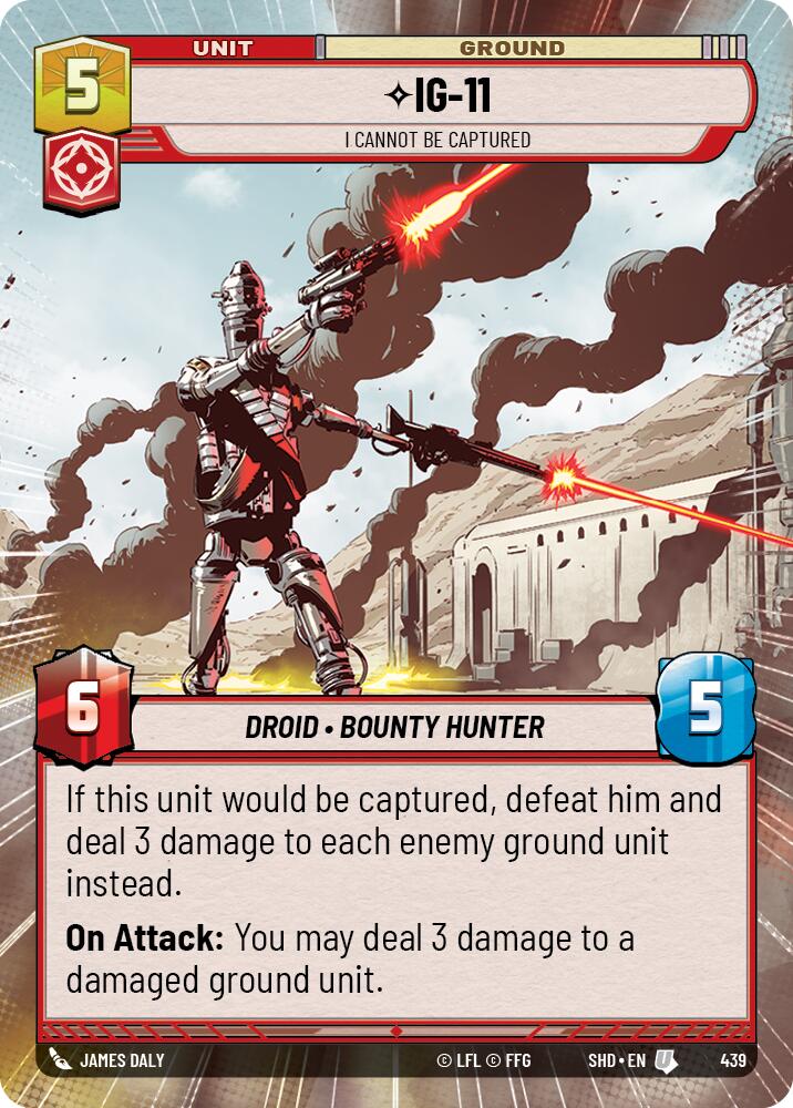 IG-11 - I Cannot Be Captured (439) (Hyperspace) (439) [Shadows of the Galaxy] | Eastridge Sports Cards & Games