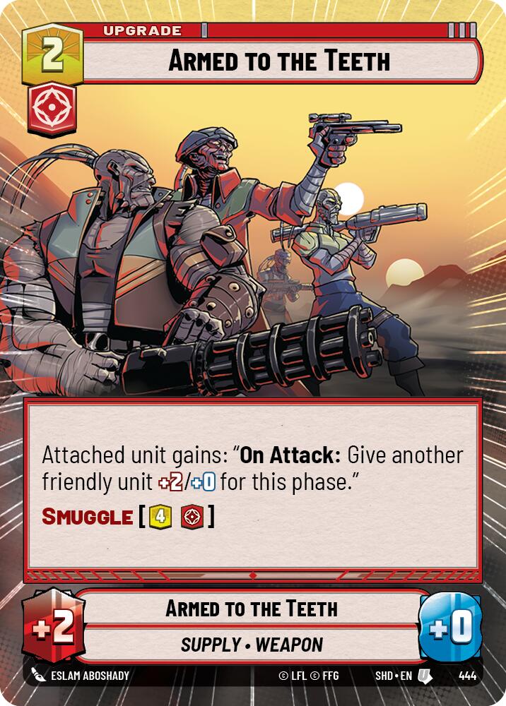 Armed to the Teeth (444) (Hyperspace) (444) [Shadows of the Galaxy] | Eastridge Sports Cards & Games