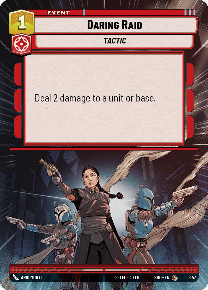 Daring Raid (447) (Hyperspace) (447) [Shadows of the Galaxy] | Eastridge Sports Cards & Games