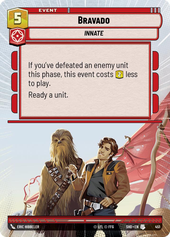 Bravado (451) (Hyperspace) (451) [Shadows of the Galaxy] | Eastridge Sports Cards & Games