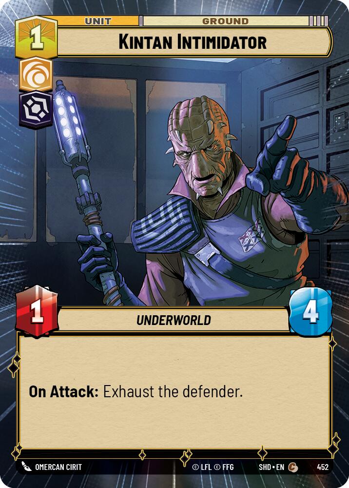 Kintan Intimidator (452) (Hyperspace) (452) [Shadows of the Galaxy] | Eastridge Sports Cards & Games