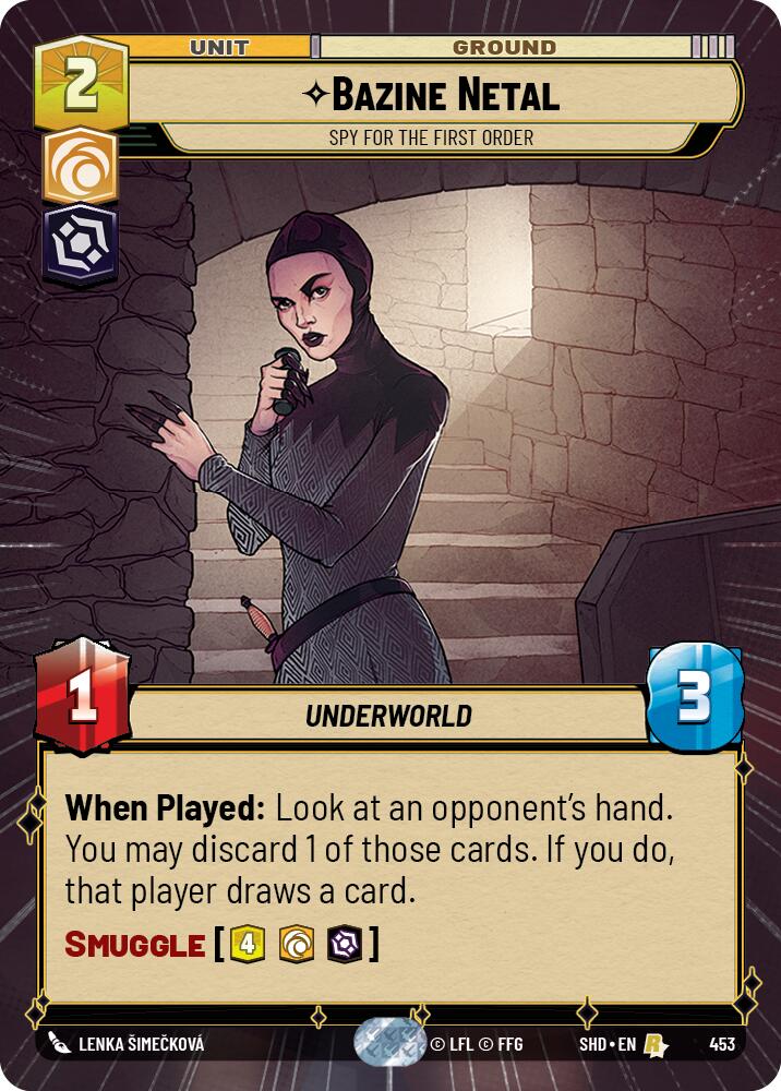 Bazine Netal - Spy for the First Order (453) (Hyperspace) (453) [Shadows of the Galaxy] | Eastridge Sports Cards & Games