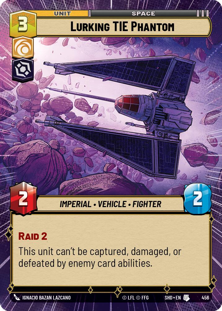 Lurking TIE Phantom (456) (Hyperspace) (456) [Shadows of the Galaxy] | Eastridge Sports Cards & Games