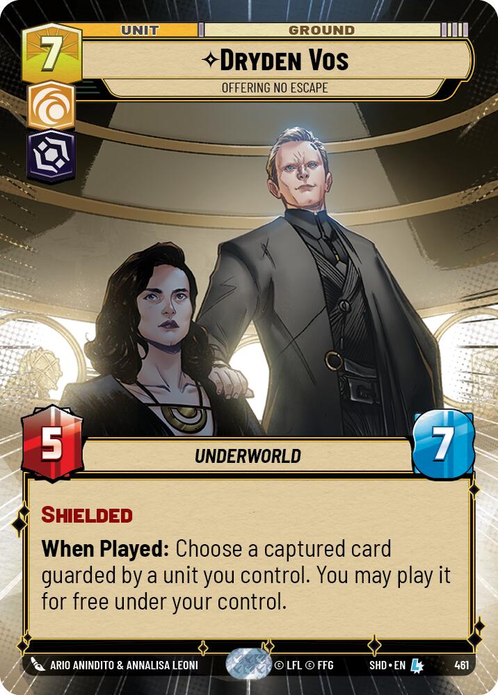 Dryden Vos - Offering No Escape (461) (Hyperspace) (461) [Shadows of the Galaxy] | Eastridge Sports Cards & Games