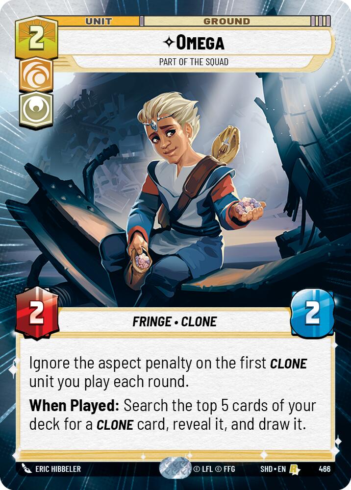 Omega - Part of the Squad (466) (Hyperspace) (466) [Shadows of the Galaxy] | Eastridge Sports Cards & Games