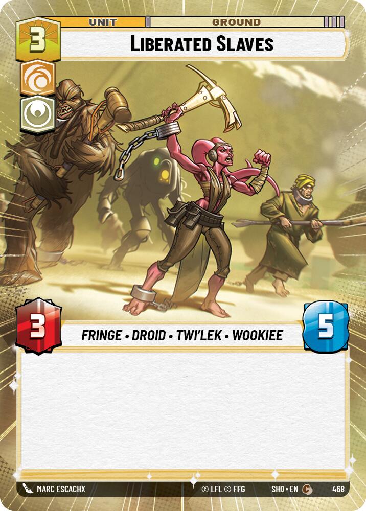 Liberated Slaves (468) (Hyperspace) (468) [Shadows of the Galaxy] | Eastridge Sports Cards & Games
