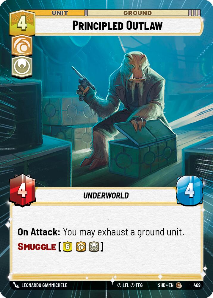Principled Outlaw (469) (Hyperspace) (469) [Shadows of the Galaxy] | Eastridge Sports Cards & Games